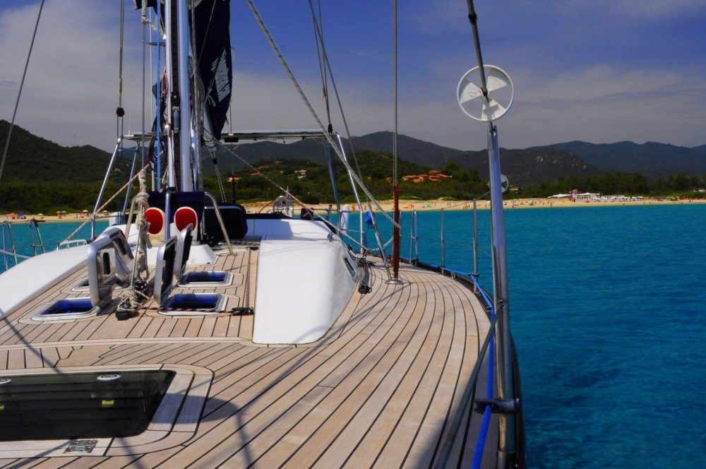 yacht in water